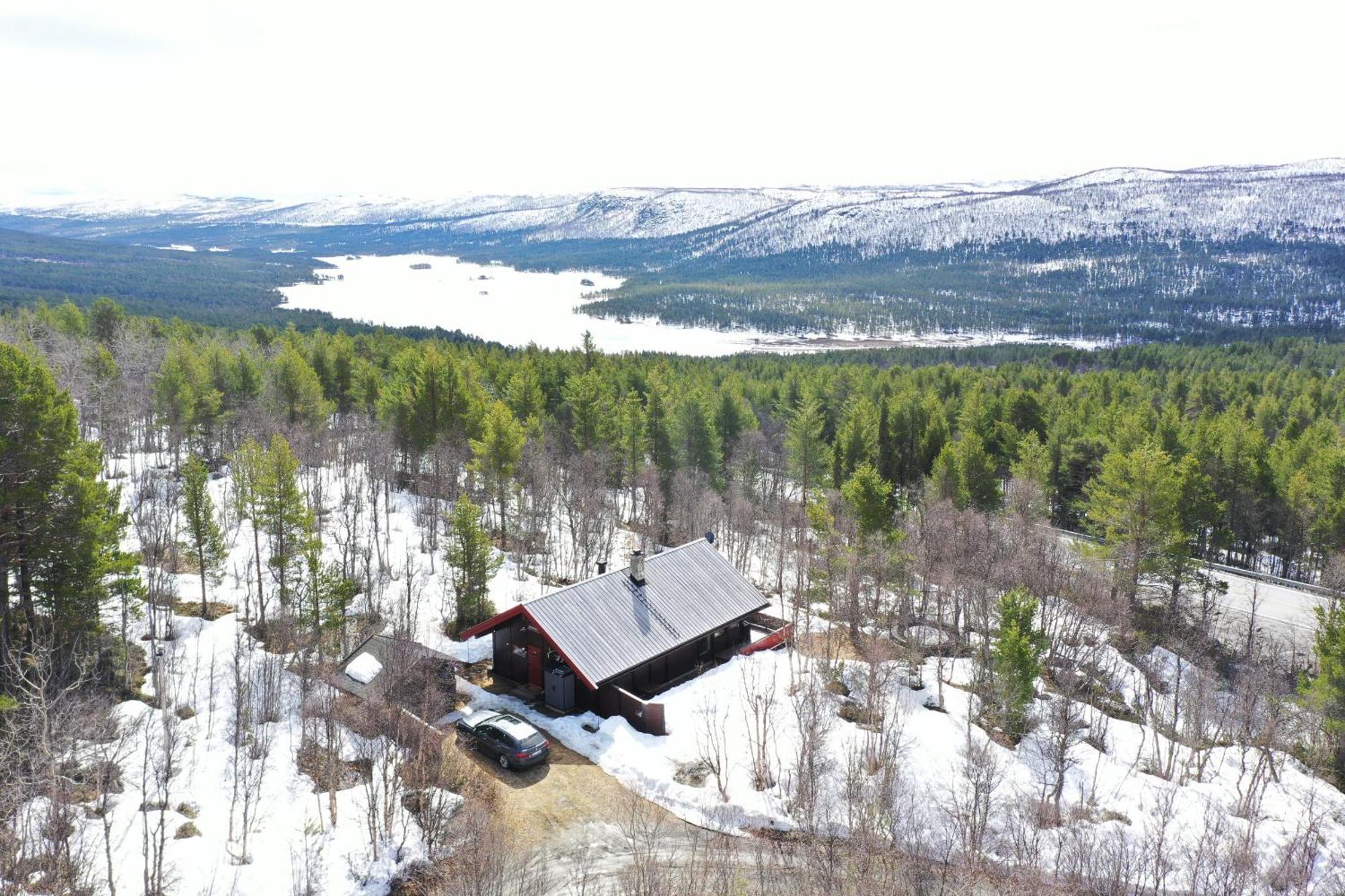 Koselig Hytte Med Usjenert Og Solrik Beliggenhet Geilo Esterno foto
