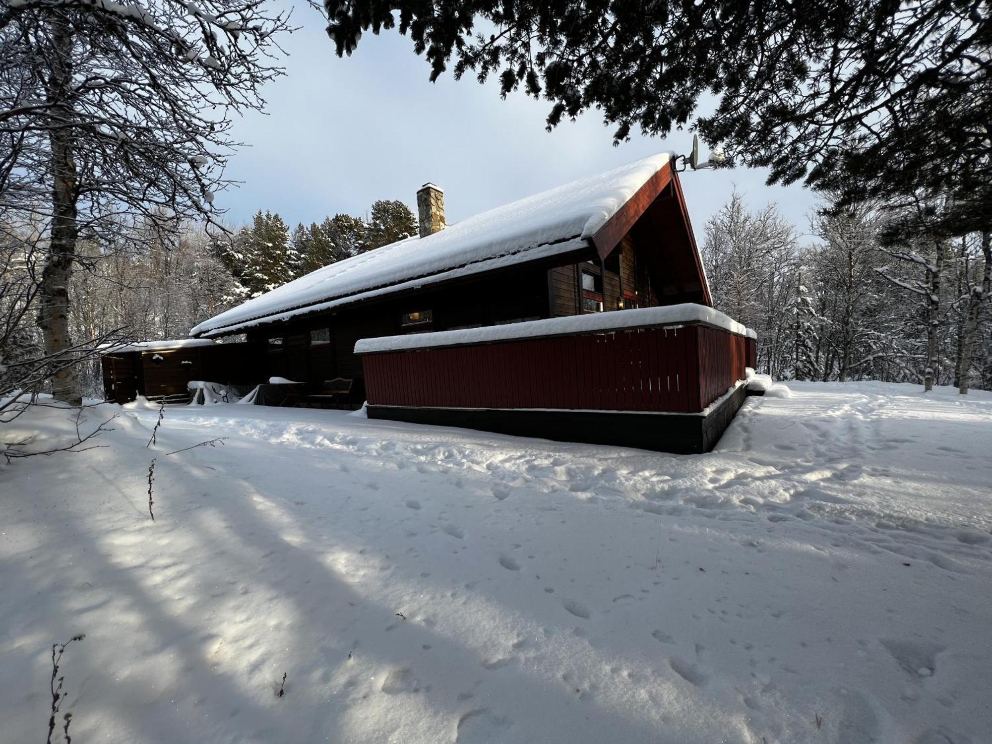Koselig Hytte Med Usjenert Og Solrik Beliggenhet Geilo Esterno foto