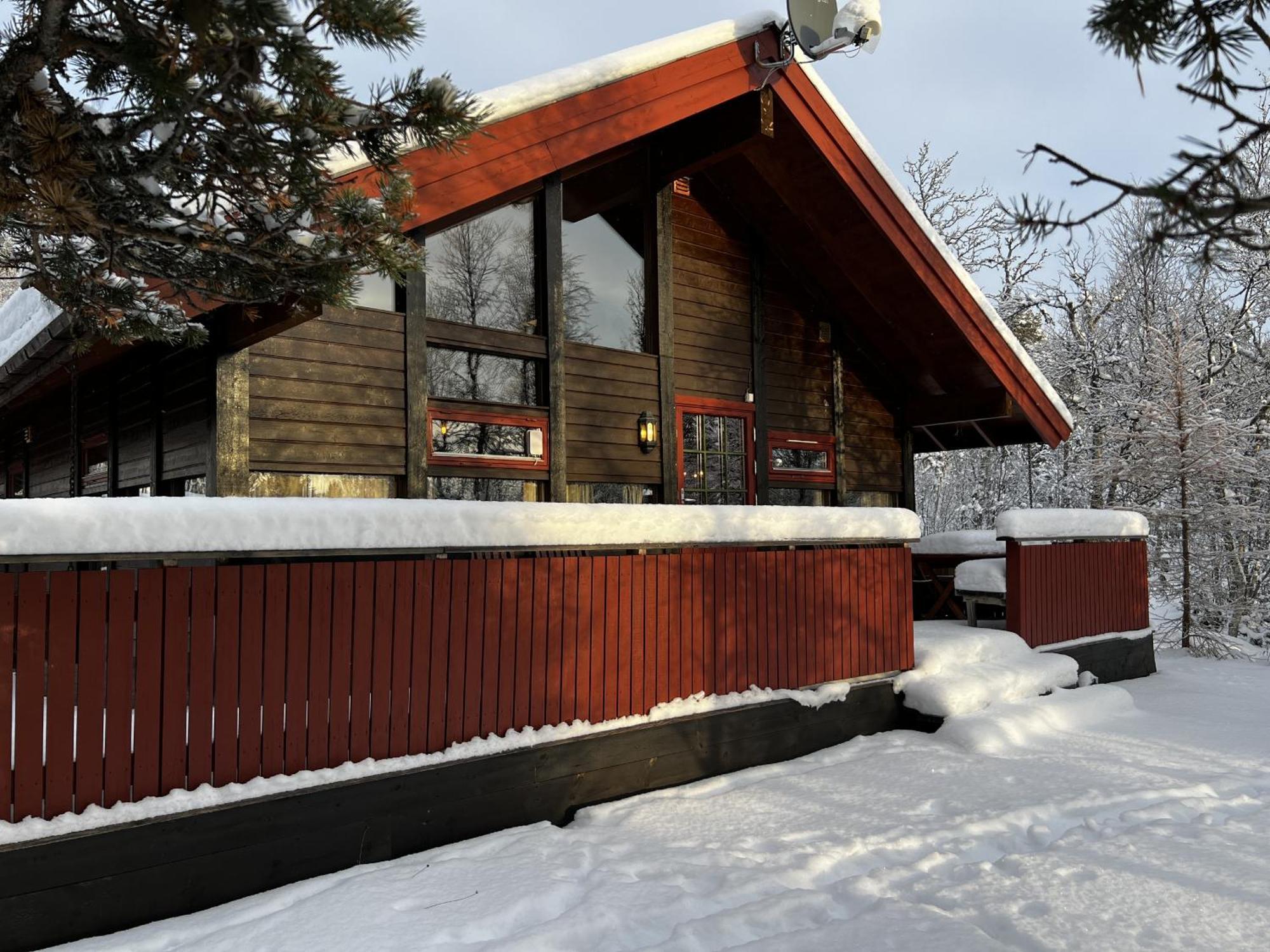Koselig Hytte Med Usjenert Og Solrik Beliggenhet Geilo Esterno foto